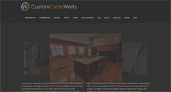 Desktop Screenshot of customcretewerks.com